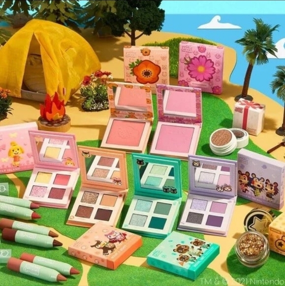 Colourpop Animal Crossing Limited Edition Makeup Palette Full Collection.